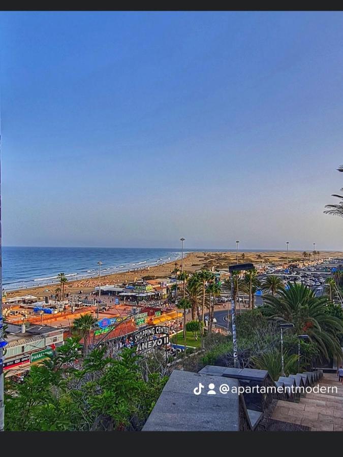 Apartment Modern 2 Playa Del Ingles ซานบาร์โตโลเม ภายนอก รูปภาพ